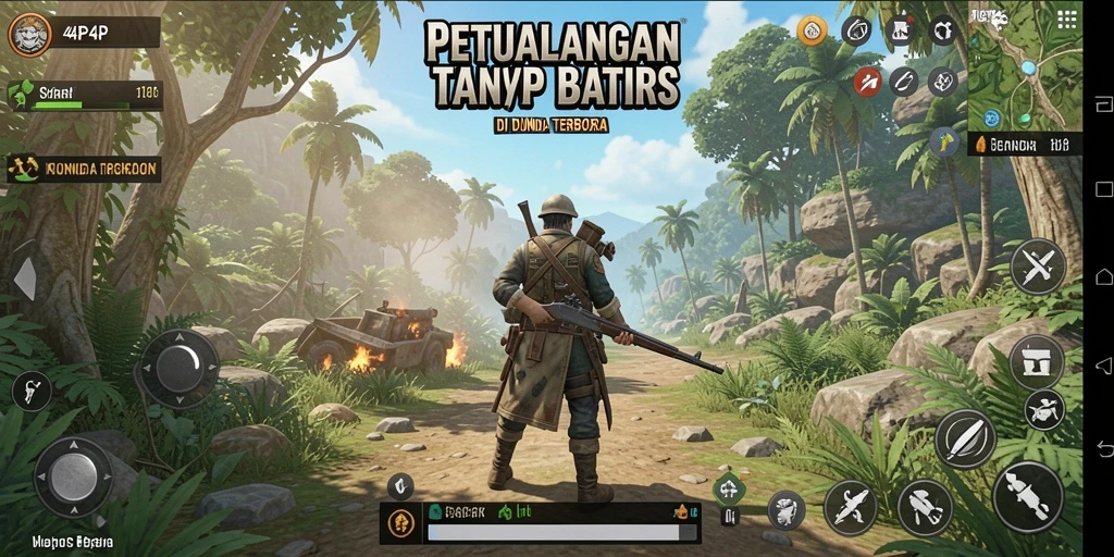 Gameplay luar biasa dalam dunia terbuka 4P4P yang menakjubkan.