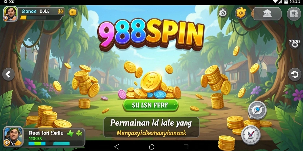Screenshot utama 988SPIN menampilkan gameplay santai dan menarik.