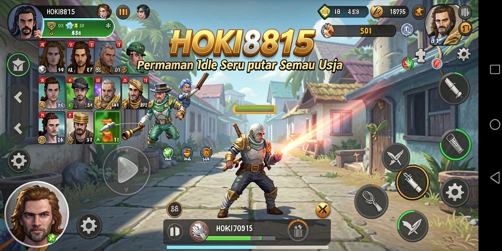 Tangkapan layar HOKI8815 menampilkan gameplay Idle yang menarik dan interaktif.