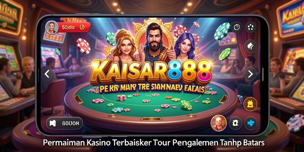 Tampilan utama KAISAR888 dengan permainan Kasino yang mengasyikkan.