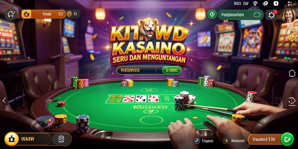 Tampilan gameplay Kasino yang menarik dan mengasyikkan.