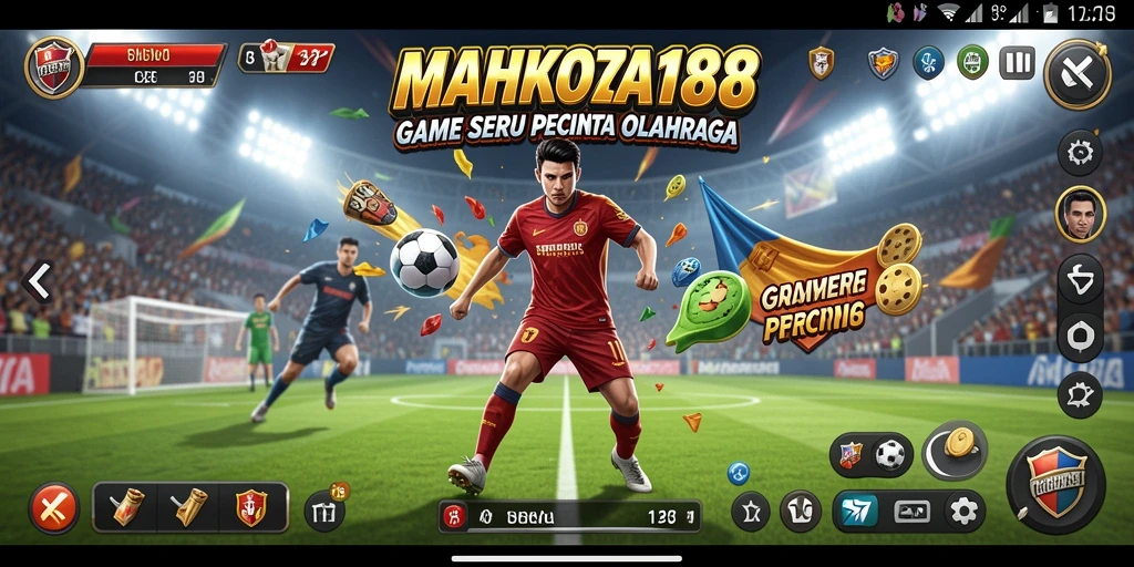 Screenshot utama MAHKOTA188 menampilkan aksi seru dalam permainan olahraga.