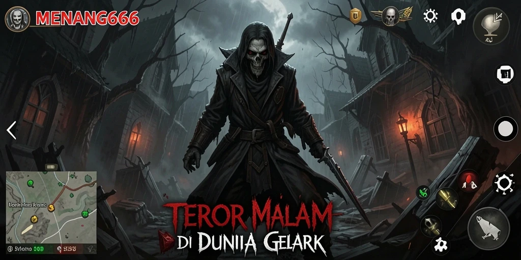Tampilan menyeramkan dalam gameplay MENANG666.