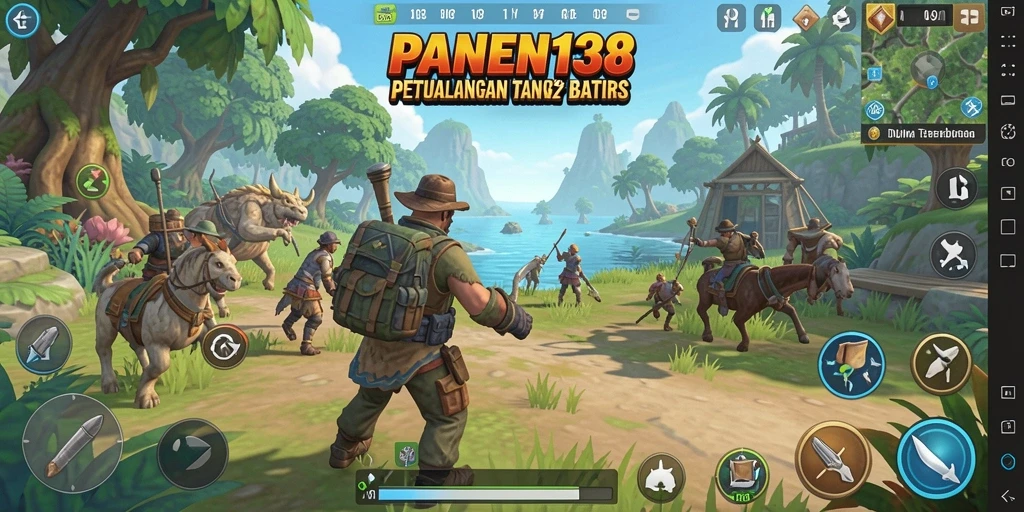 Gameplay PANEN138 yang menampilkan petualangan Open World yang seru.