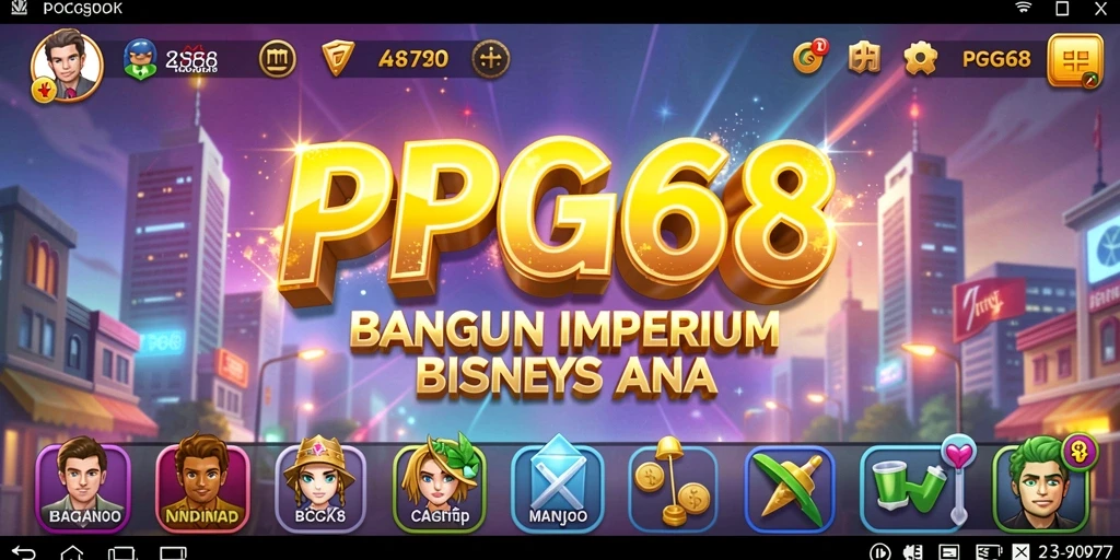 Tampilan gameplay PGG68 yang seru dan mendebarkan.