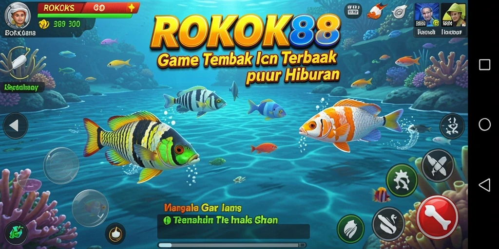 Gameplay ROKOK88 yang menegangkan dan penuh warna.