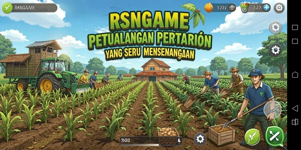 Tampilan luar biasa dari gameplay pertanian di RSNGAME.
