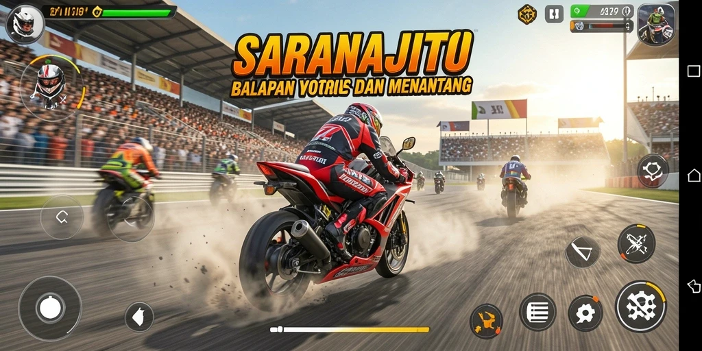 Tampilan gameplay <strong>SARANAJITU</strong> yang penuh aksi dan mendebarkan.