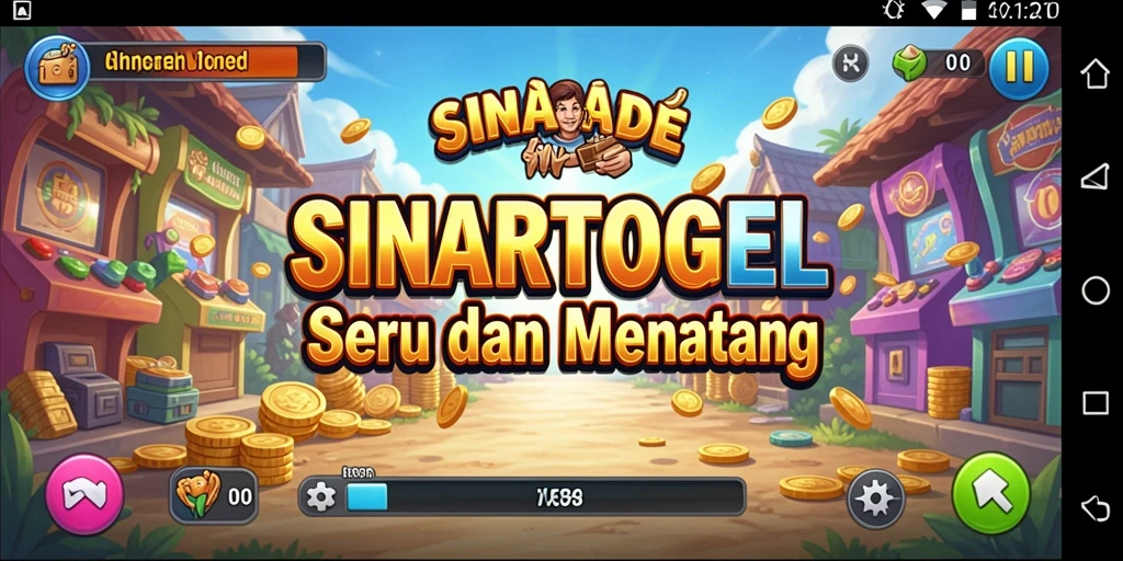 Tampilan gameplay menarik dari SINARTOGEL di layar.