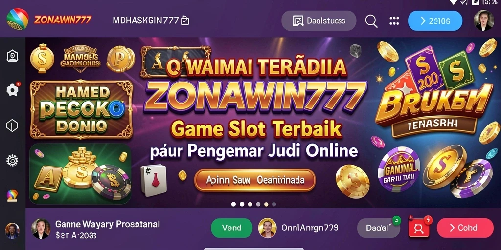 Gameplay seru dan mendebarkan di ZONAWIN777 dengan berbagai tema slot.